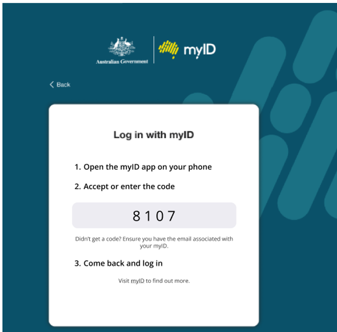 myID Open myID phone app